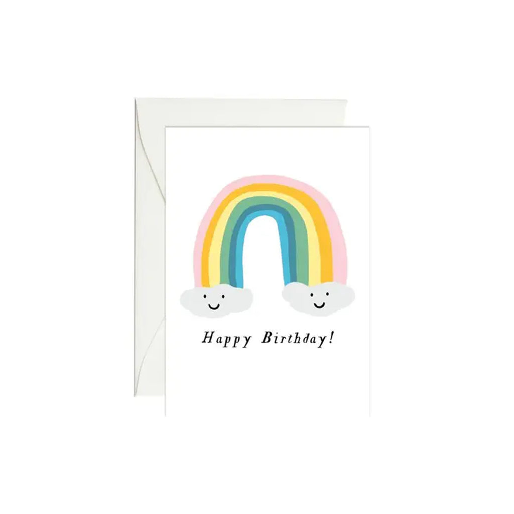 Birthday Rainbow Mini Enclosure Card - Paula & Waffle