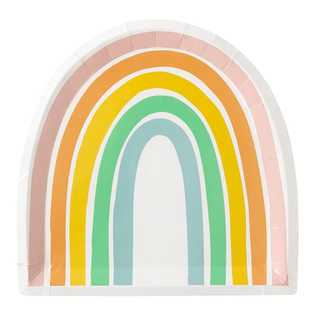 Pastel Rainbow Plates - My Mind's Eye