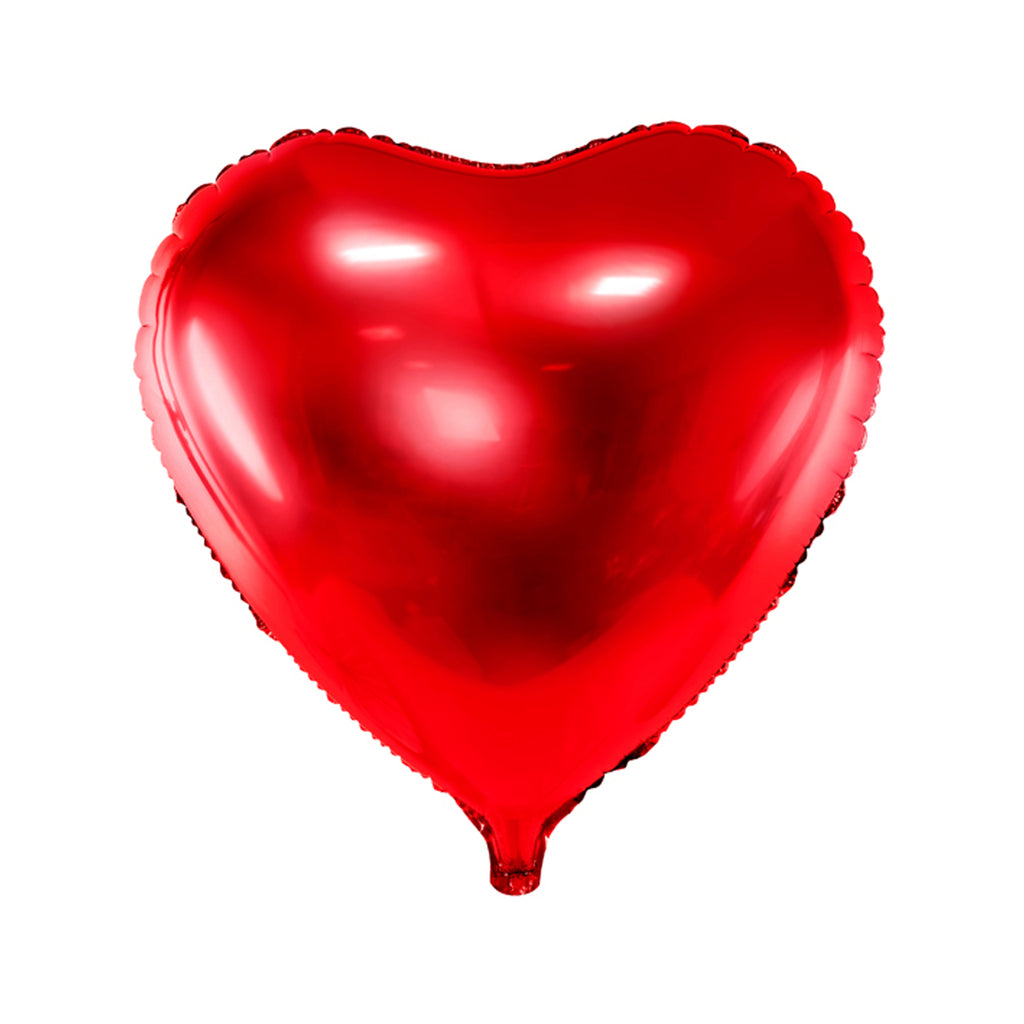 HEART FOIL BALLOON - RED