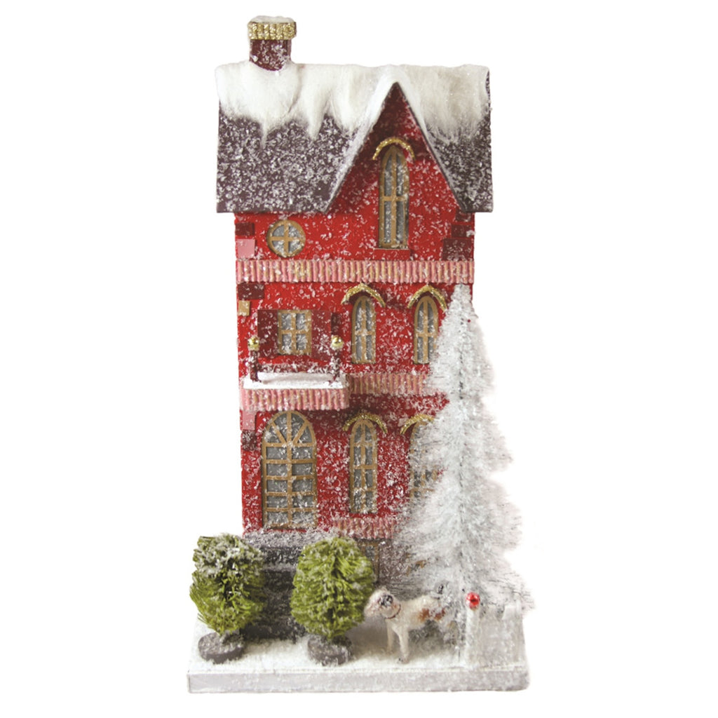 Red Townhouse Miniature Decor House Cody Foster