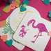 FLAMINGO AND DRINK COASTERS