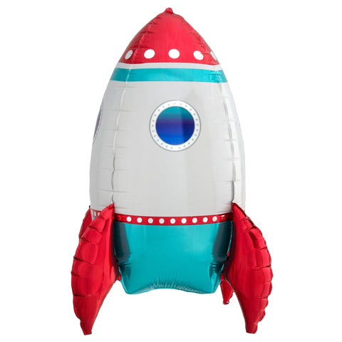 Rocket Ship Foil Balloon