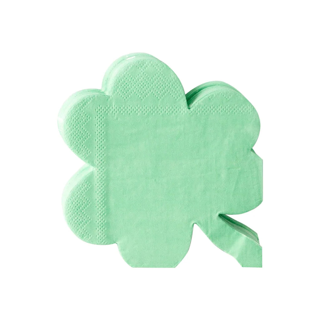 Shamrock Shaped Cocktail Napkins - My Mind's Eye