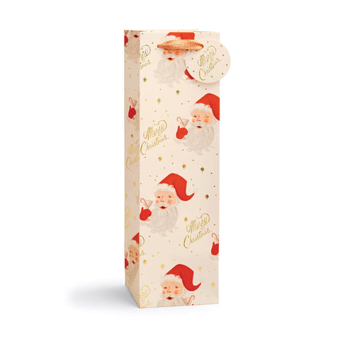 Santa Wine Gift Bag - Rifle Paper