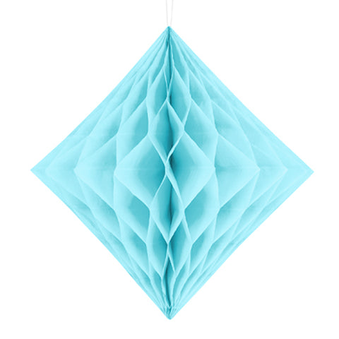 Sky Blue Honeycomb Diamond