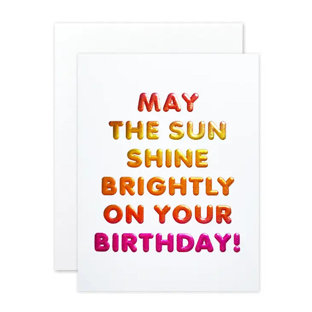 Bright Birthday Card - The Social Type