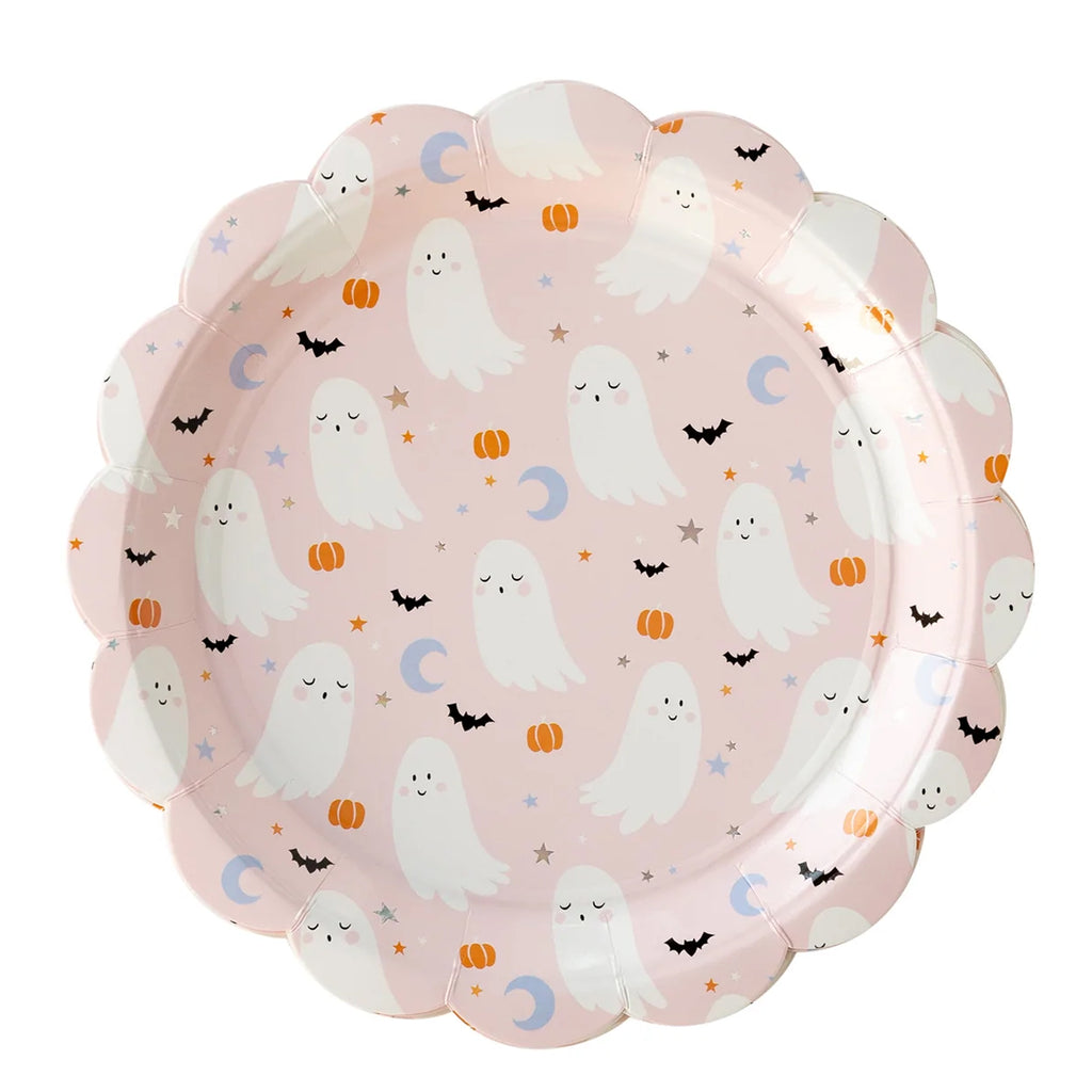 Trick or Treat Icon Scalloped Plates My Mind's Eye