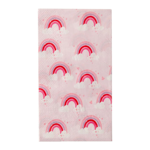 Valentine Rainbows Guest Napkins - My Mind's Eye