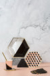 VANITY BLACK MARBLE COCKTAIL NAPKINS