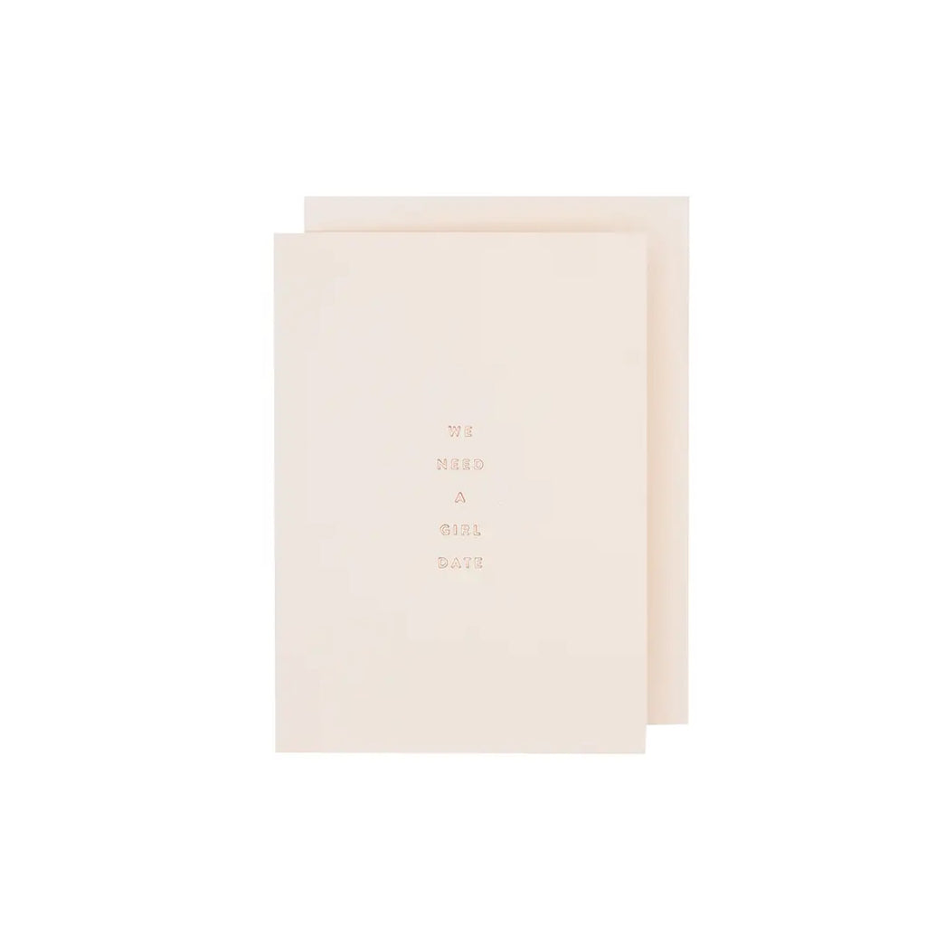 Girl Date Petite Friendship Card - The Social Type