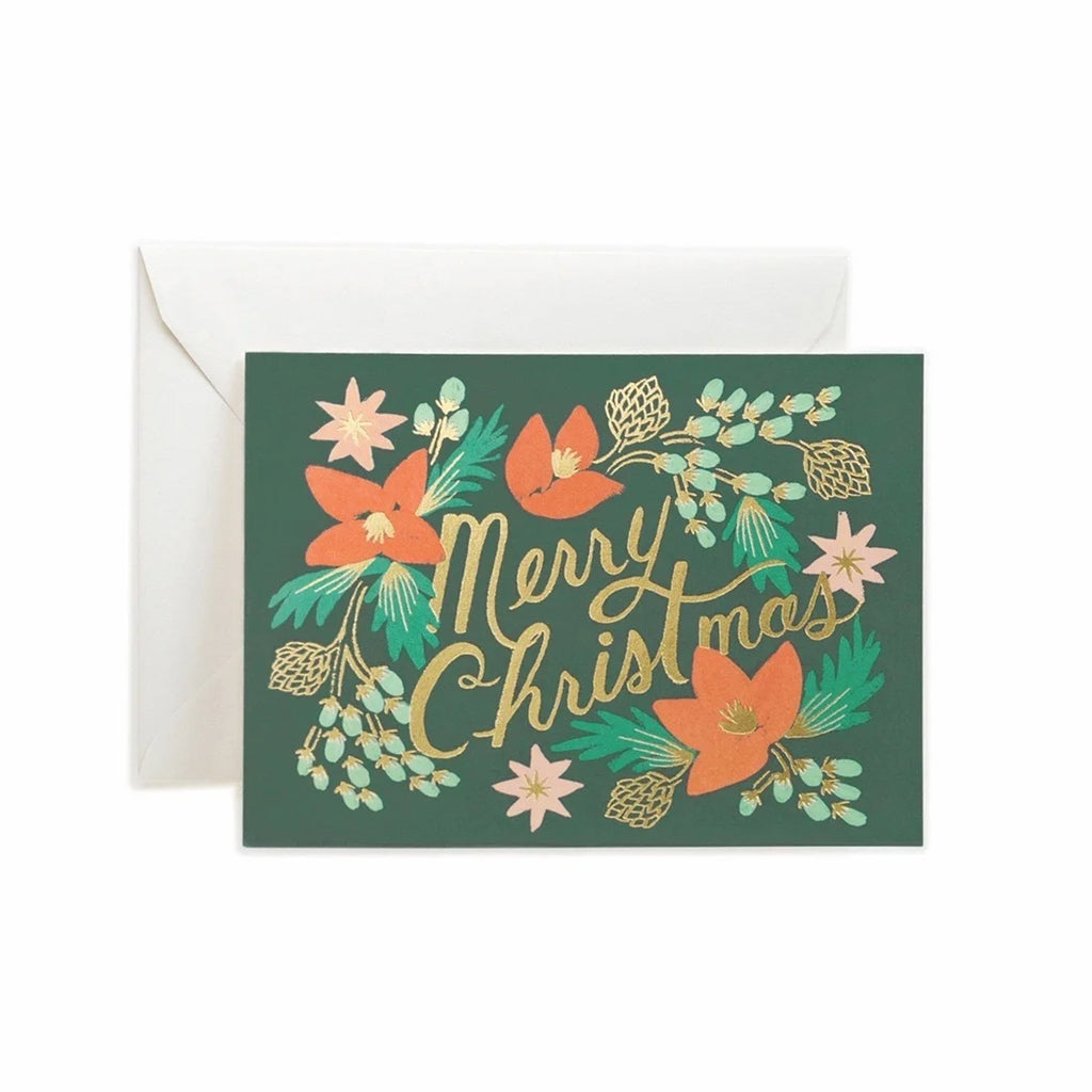 Wintergreen Merry Christmas Card - Boxed Set - Rifle Paper