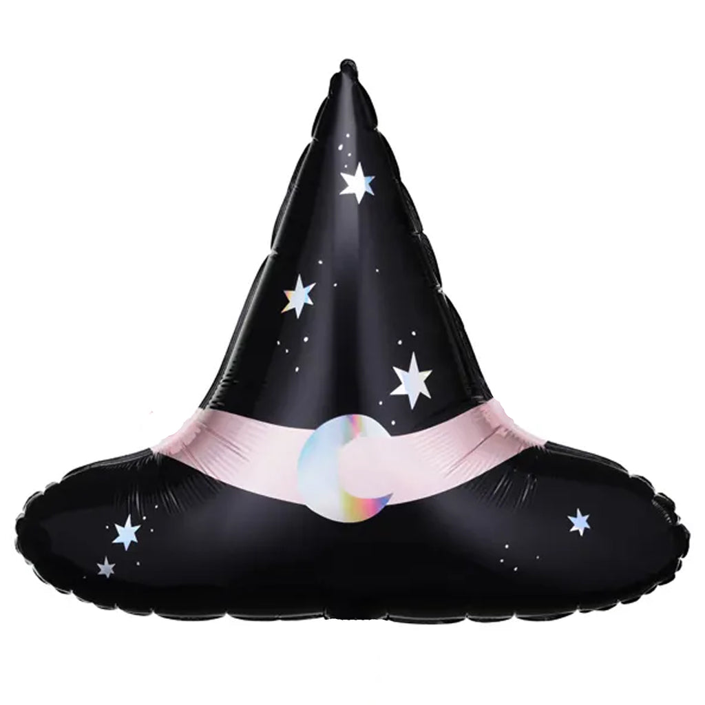 PINK WITCH HAT FOIL BALLOON