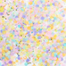 Whimsy Multicolored pastel and iridescent party confetti