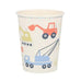 Construction Vehicle Cups