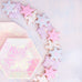 FROSTED IRIDESCENT SMALL SNOWFLAKE PLATES